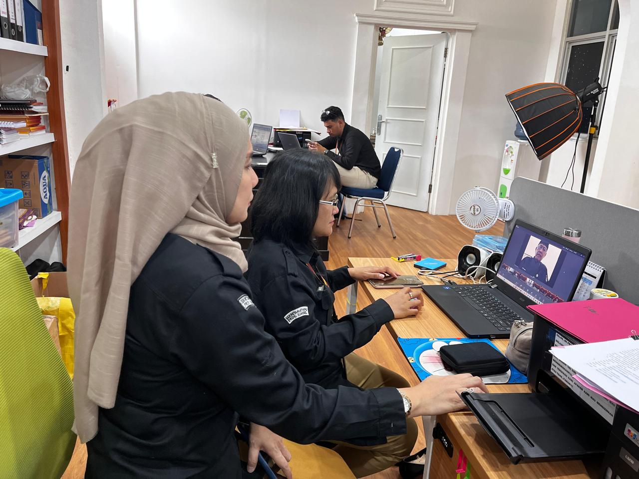 Sosialisasi Pengelolaan PPID oleh KPU RI secara daring (25 Juli 2025)